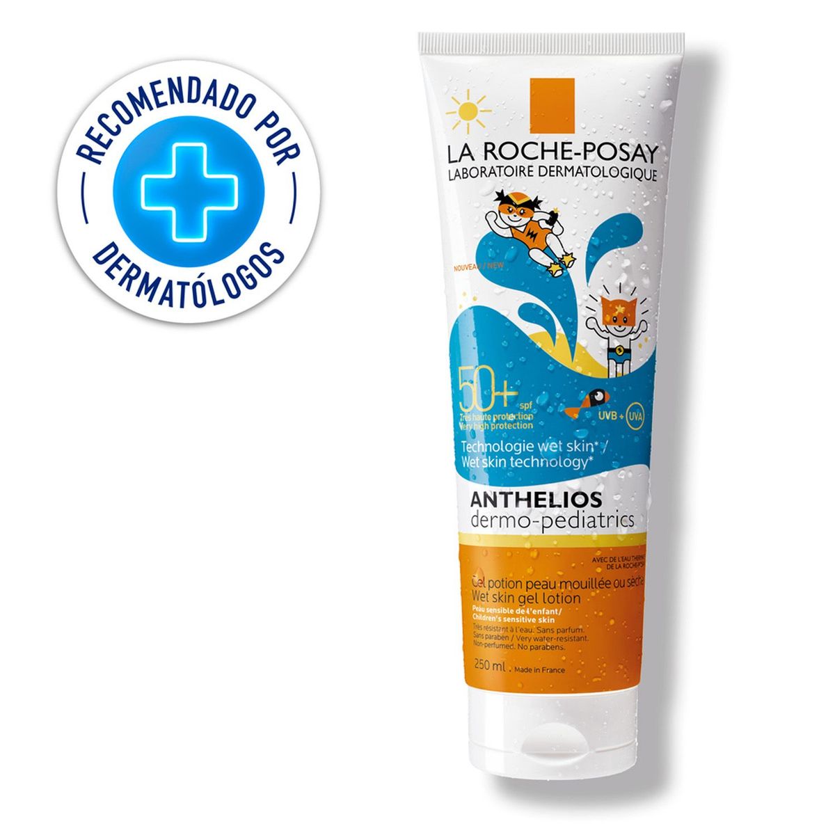 LA ROCHE POSAY - Bloqueador Solar Anthelios Dermo Pediatrics La Roche Posay para Piel Sensible 250 ml