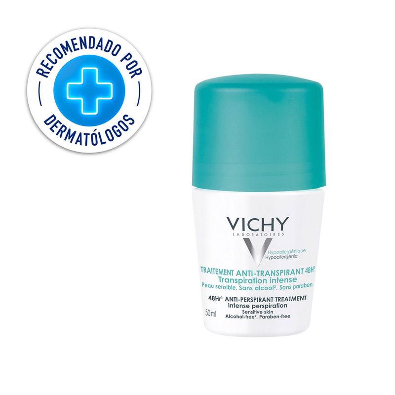 VICHY - Desodorante Anti Transpirante Vichy Roll-On Deo Anti Marcas 48 Hr 50 ml
