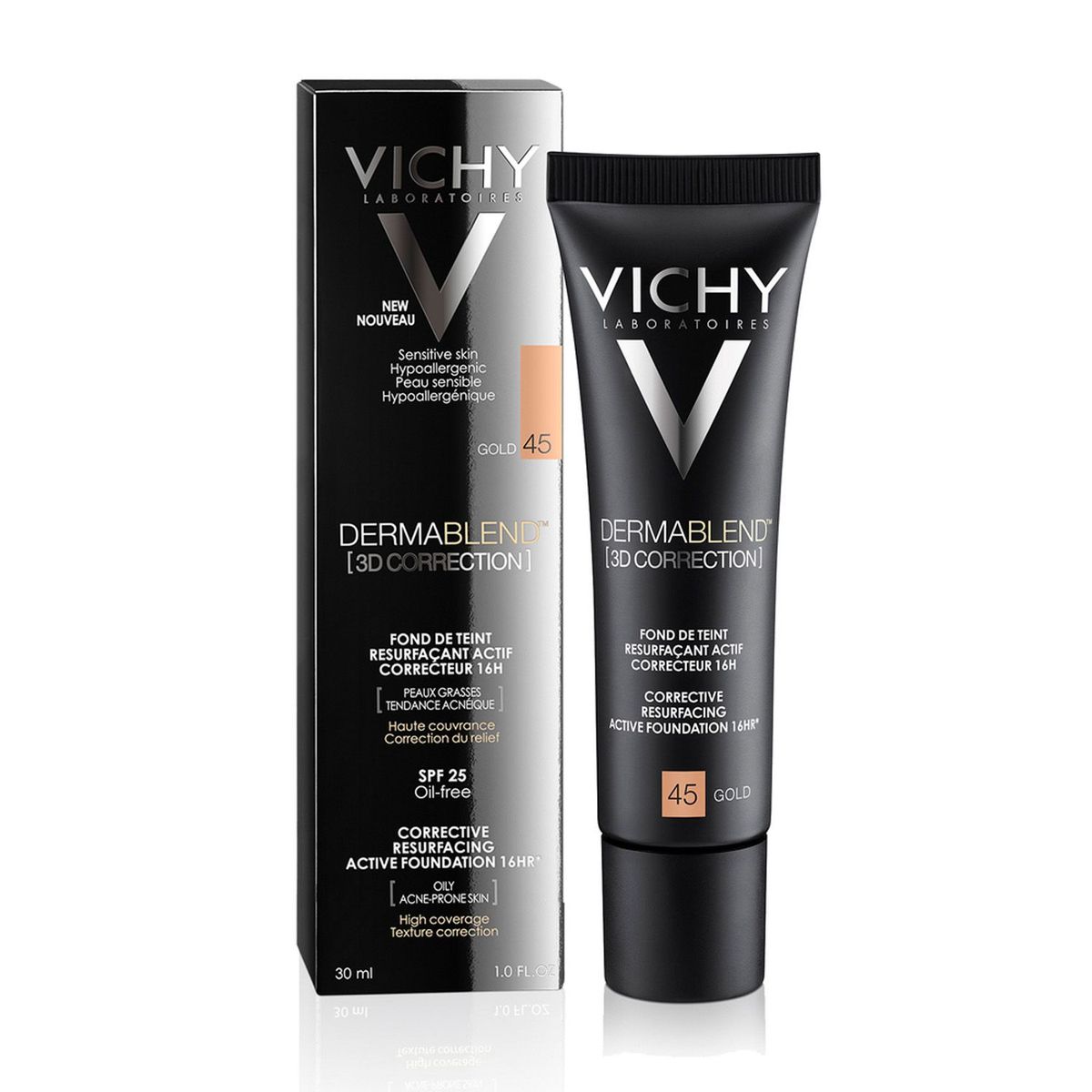 VICHY - Base de Maquillaje Dermablend Corrección 3D Vichy para Piel Normal 30 ml