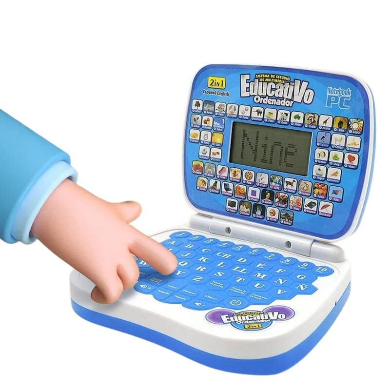 GENERICO - Laptop Didáctica Computadora Juguete Para Niños 123 Funcion