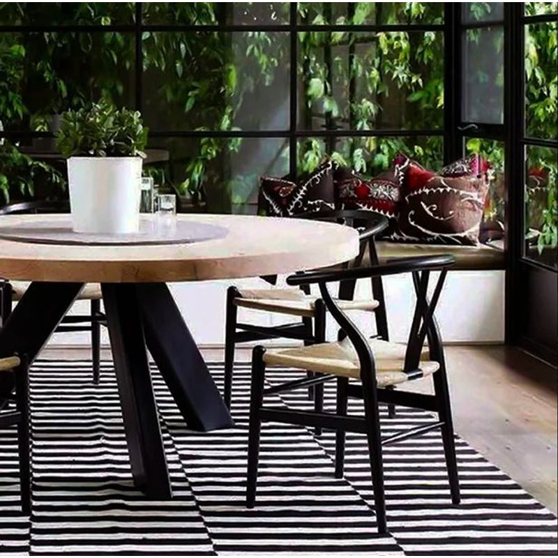 22 GRADOS DECORACION - Mesa redonda Buger diámetro 140cm roble macizo