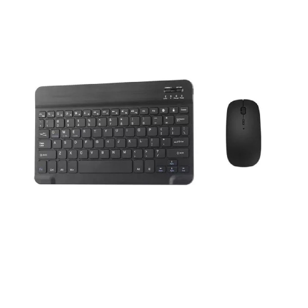 GENERICO - Kit Mouse Y Teclado Bluetooth Tablet - Pc - Celular 10 Negro