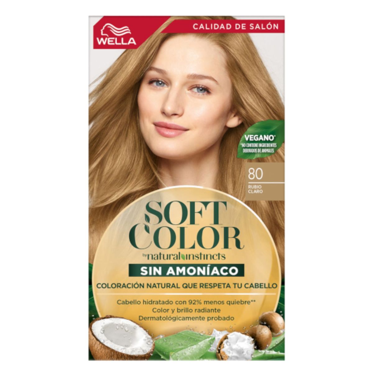 WELLA - Tinte Wella Soft Color Sin Amoniaco  80 - Rubio Claro