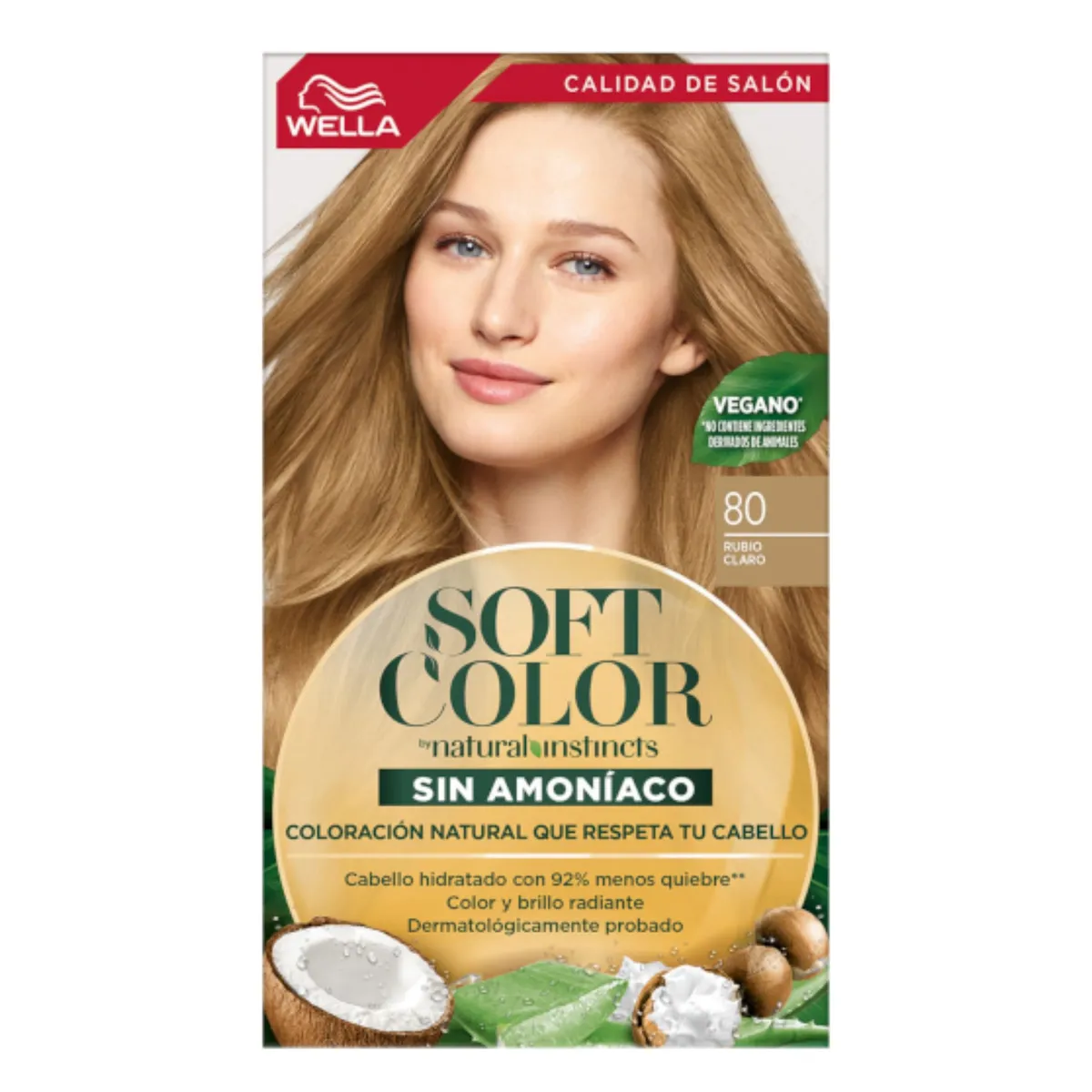 WELLA - Tinte Wella Soft Color Sin Amoniaco  80 - Rubio Claro