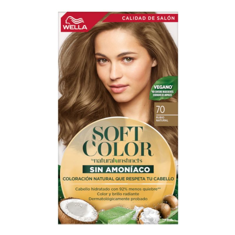 WELLA - Tinte Wella Soft Color Sin Amoniaco  70 - Rubio Natural
