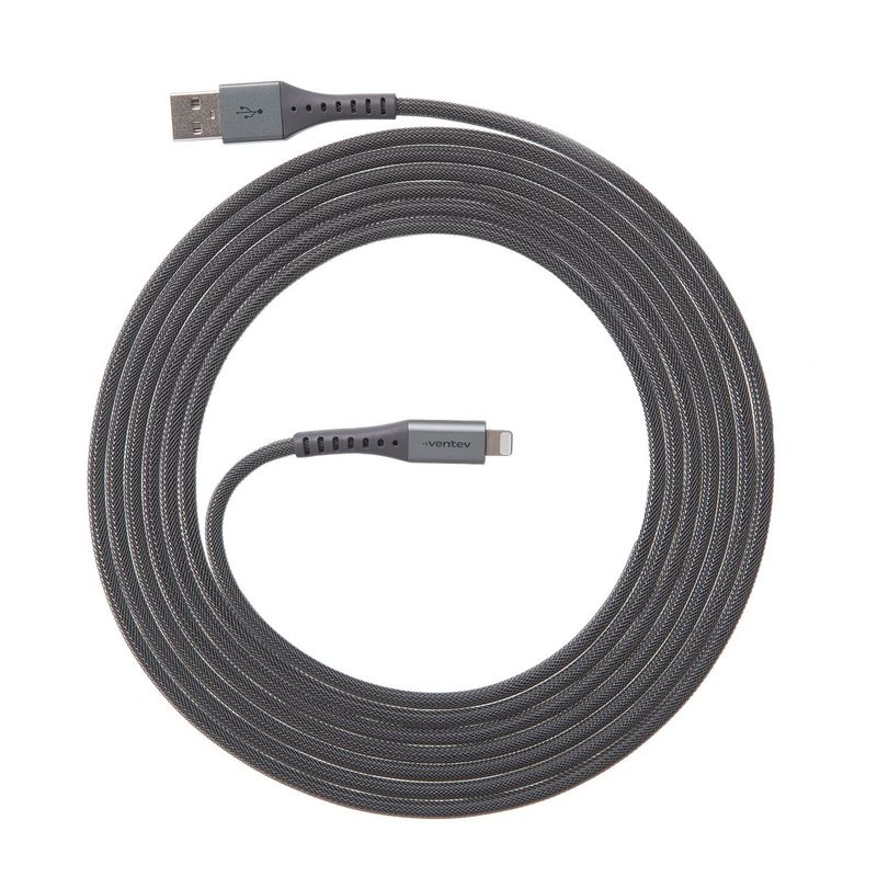 VENTEV - VENTEV cable Chargesync USB A-Apple Lightning de 10ft - Gris