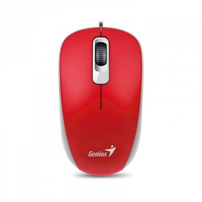 GENIUS - Mouse Optico Usb Genius Dx-110 Rojo