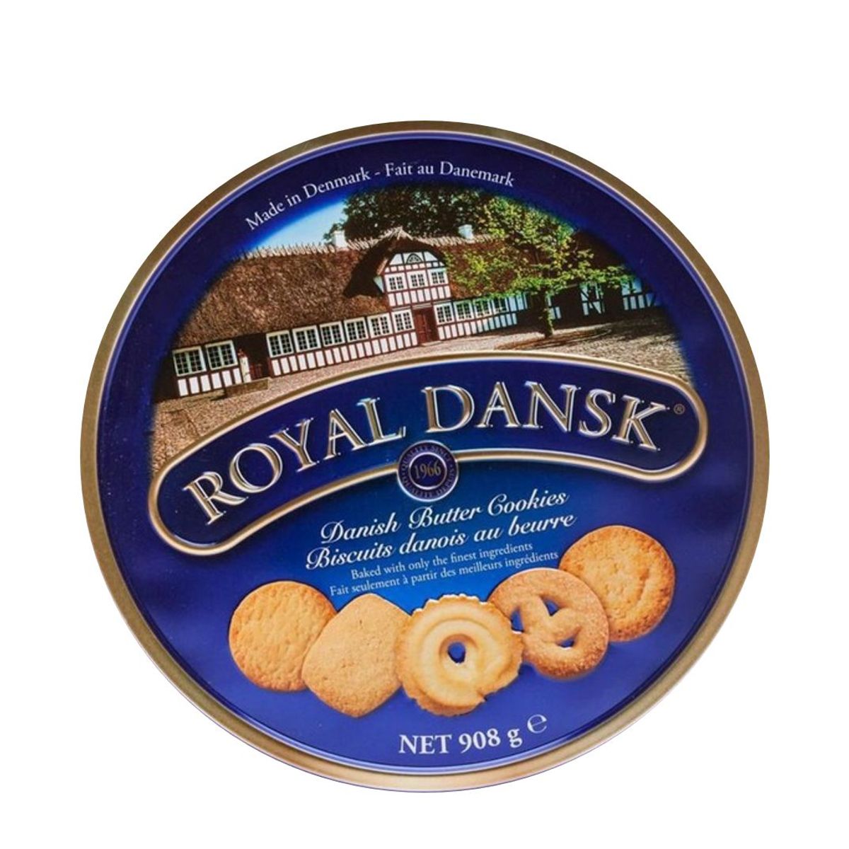 GENERICO - Galletas Navideñas Danesas Lata Royal Dansk 908gr X 3 Uds.