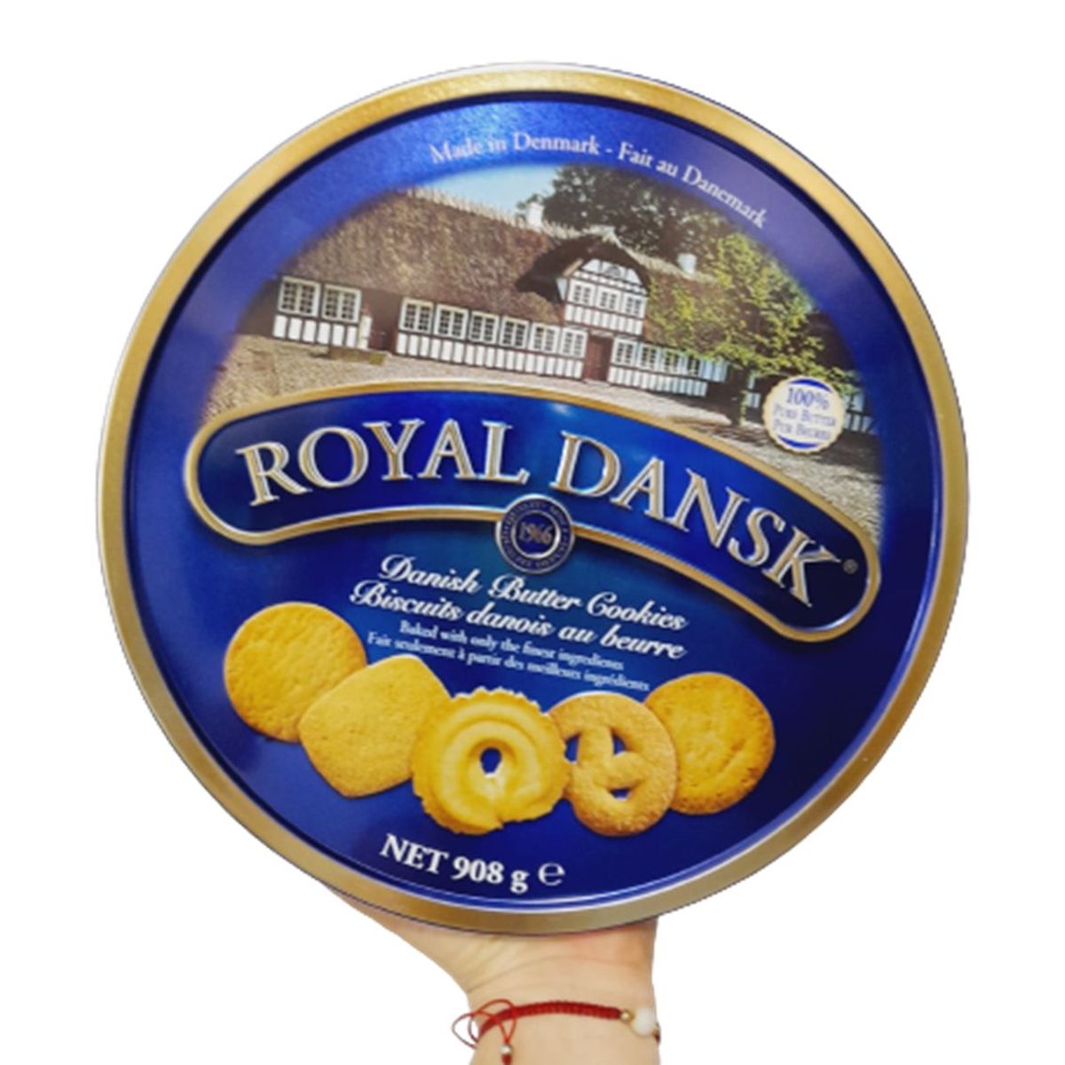 GENERICO - Galletas Navideñas Danesas Lata Royal Dansk 908gr X 6 Uds.