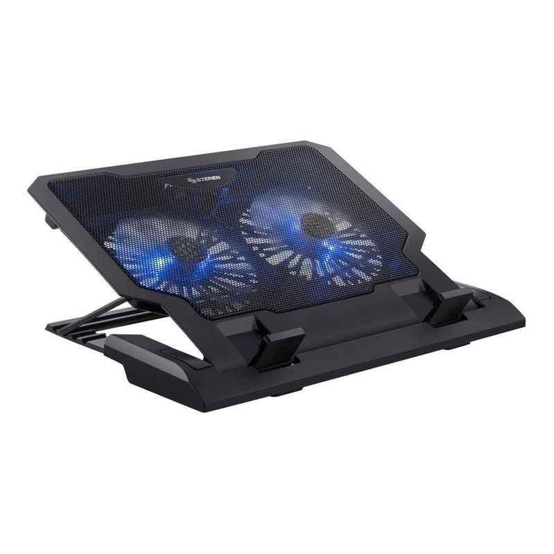 STEREN - Base De Enfriamiento Para Laptop, Con Ventilación - Com-098 - Negro