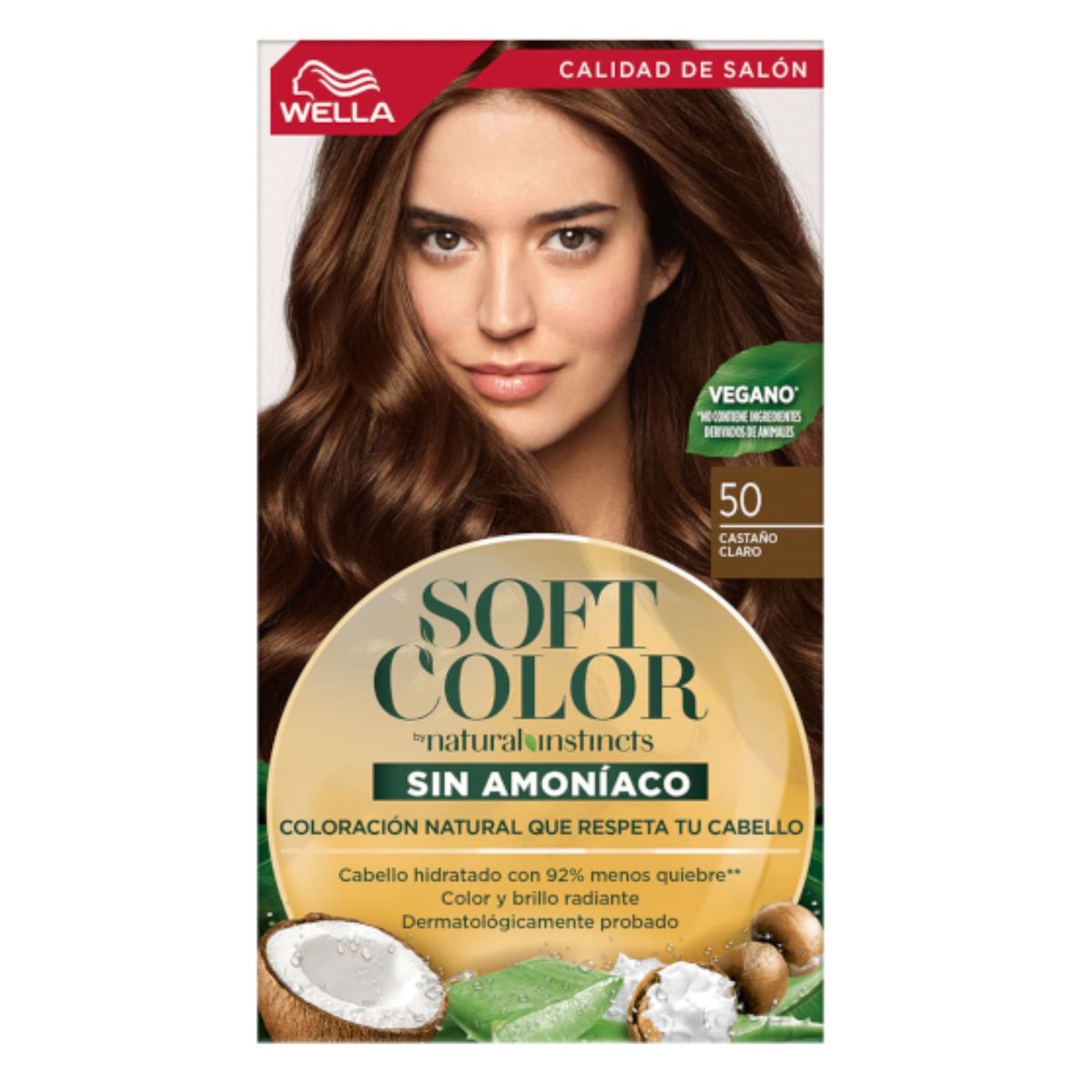 WELLA - Tinte Wella Soft Color Sin Amoniaco  50 - Castaño Claro