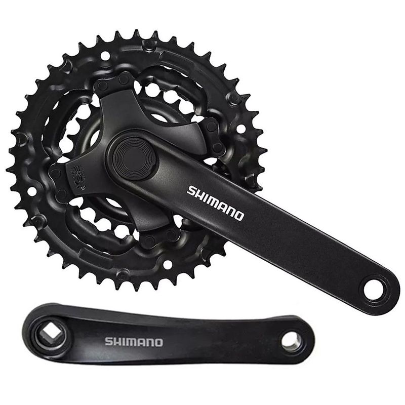 SHIMANO - Plato biela bicicleta shimano tourney ty301 42 34 24 triplat