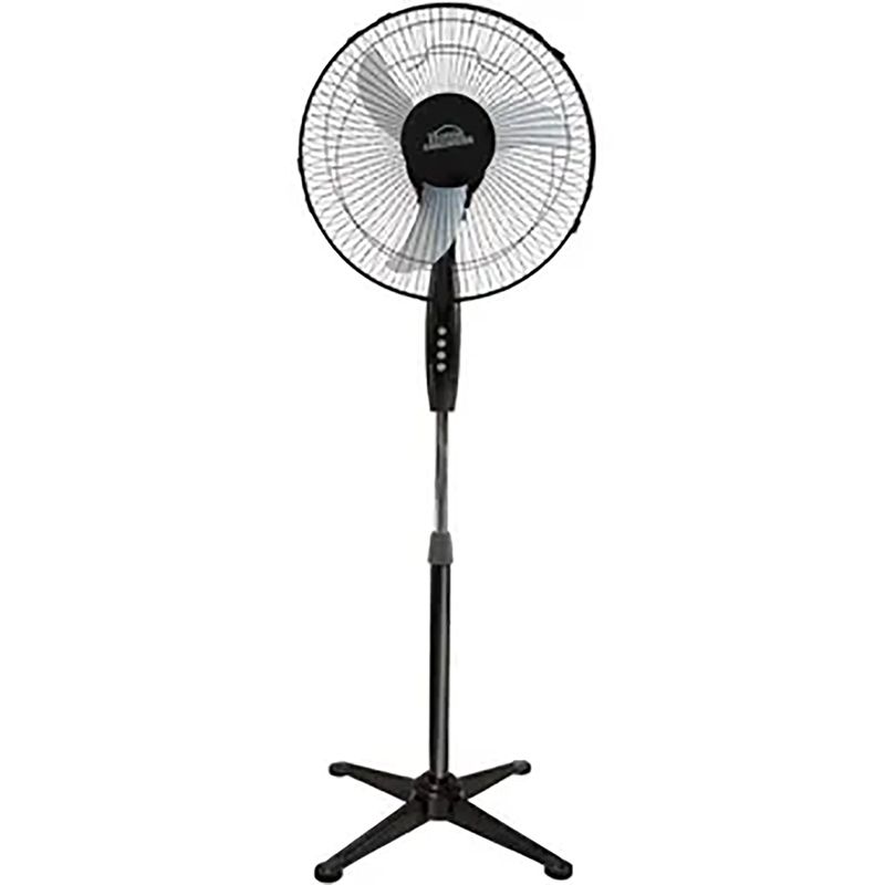 HOME ELEMENTS - Ventilador Home Elements Pedestal 16 Color Negro