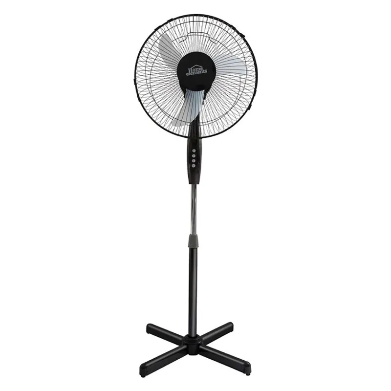 HOME ELEMENTS - Ventilador Home Elements Pedestal 16 Color Negro