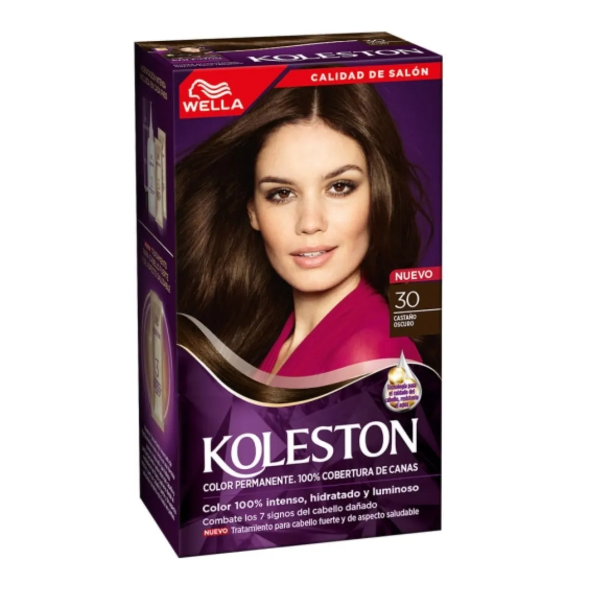 WELLA - Tinte Wella Koleston 50ml  30 - Castaño Oscuro