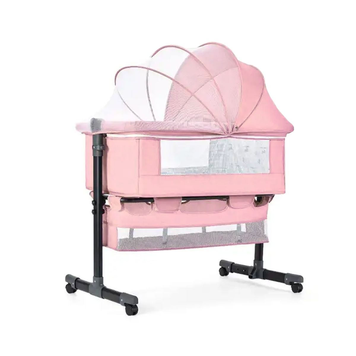 ENFANTASY - Cuna Colecho para Bebe con Mosquitero y Organizador--
