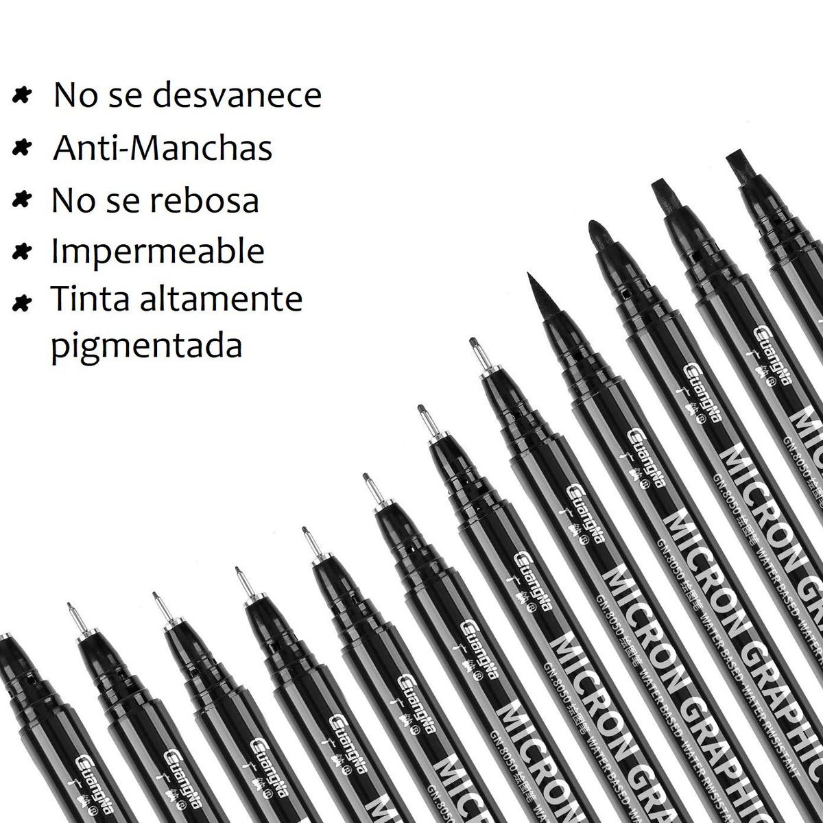 MICRO - Rapidógrafo, Micrón X 12 Unds