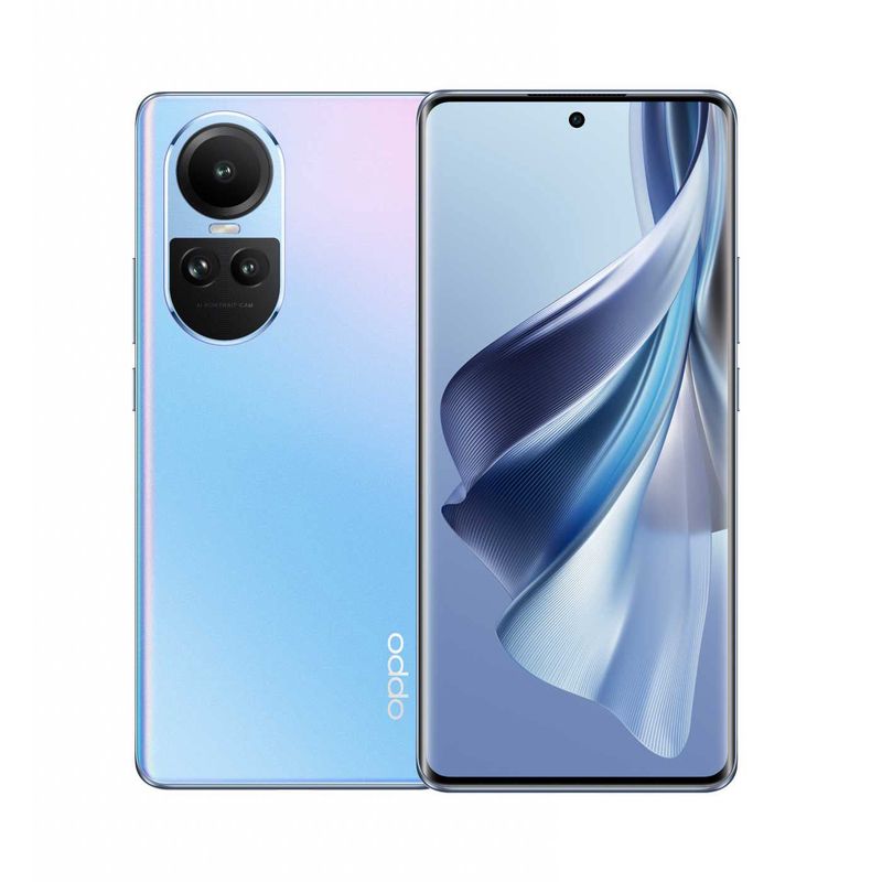OPPO - Celular Oppo Reno 10 5G ROM 256GB RAM 8GB  + NFC Ice Blue