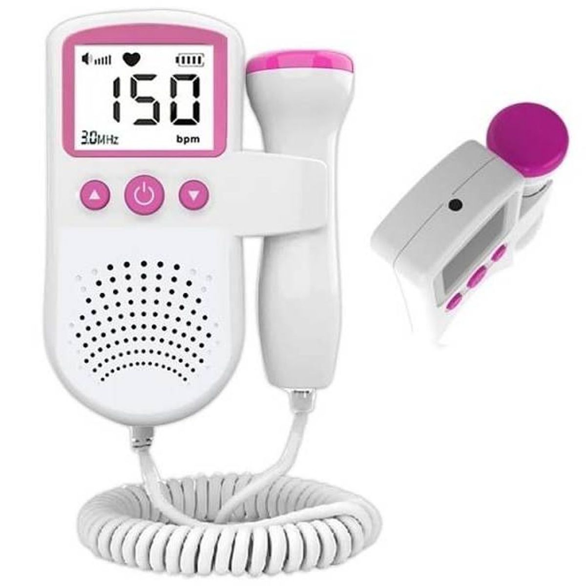 ONE PIXEL - Monitor Latidos Fetales Ultrasonido Corazón Bebé 2.5 Mhz