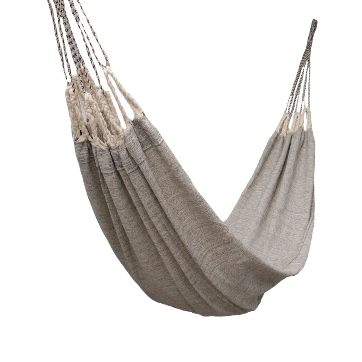 SM ECOMMERCE - Hamaca artesanal en algodón Beige Jaspiado