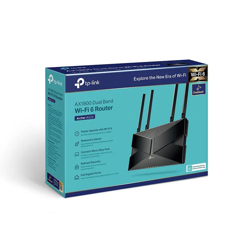 TP LINK - Router Tp-link  Gigabit Wifi 6 Dual Band Ax1800 Archer Ax23