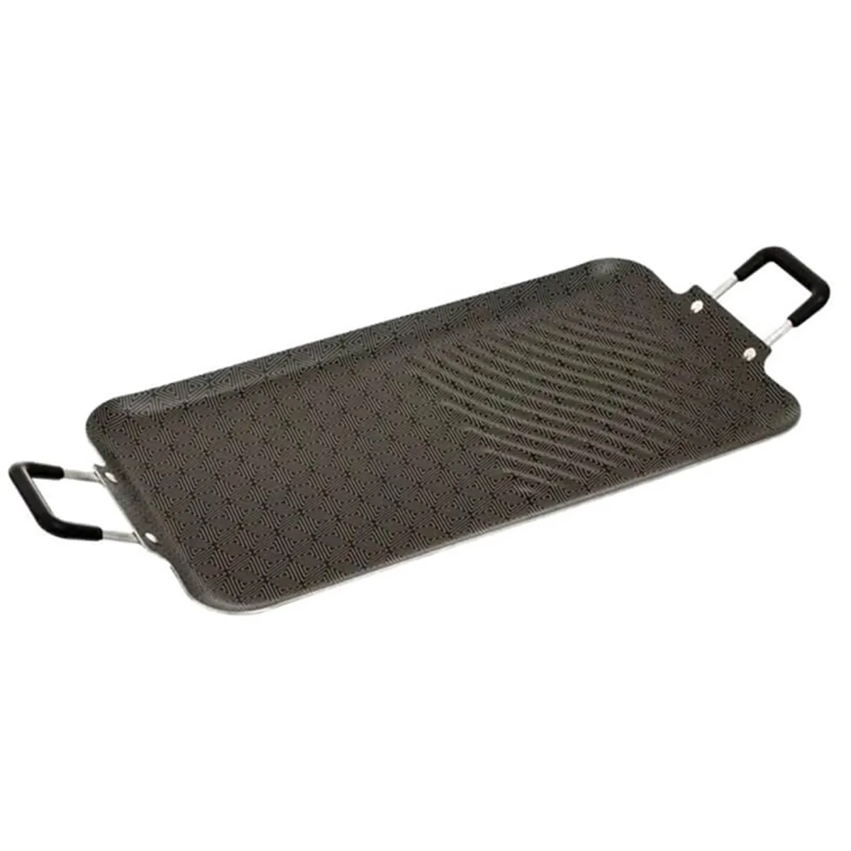 IMUSA - Plancha Doble Antiadherente Con Venas Imusa 50 x 27 Cm 5861022640
