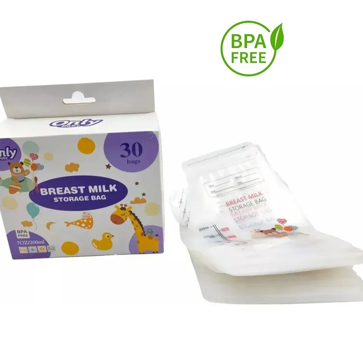 ONLYBABY - Bolsas Recolectoras Leche Materna Osito