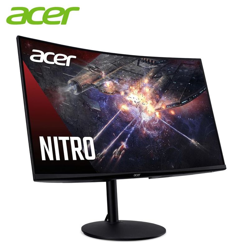 ACER - Monitor Curvo Acer Nitro de 236 pulgadas FHD 165Hz HDMI Negro