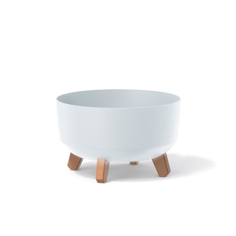 TUMATERA - Matera Gracia Round Low 29 Cm Blanco