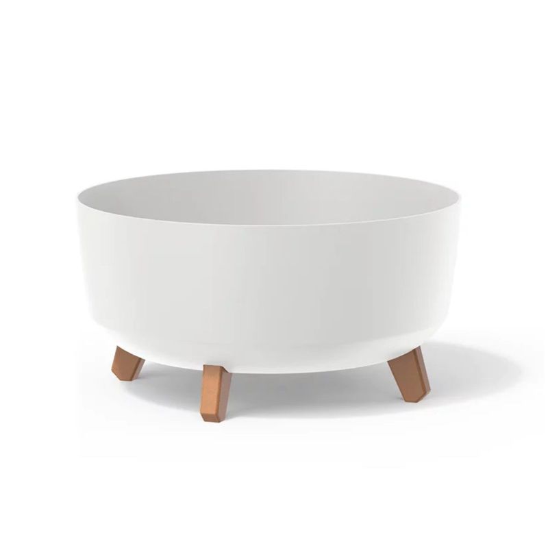 TUMATERA - Matera Gracia Round Low 38 Cm Blanco
