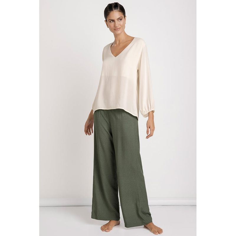 OPTIONS INTIMATE - Pijama Pantalon Largo Dama Marca Options Intimate   Referencia 1516032