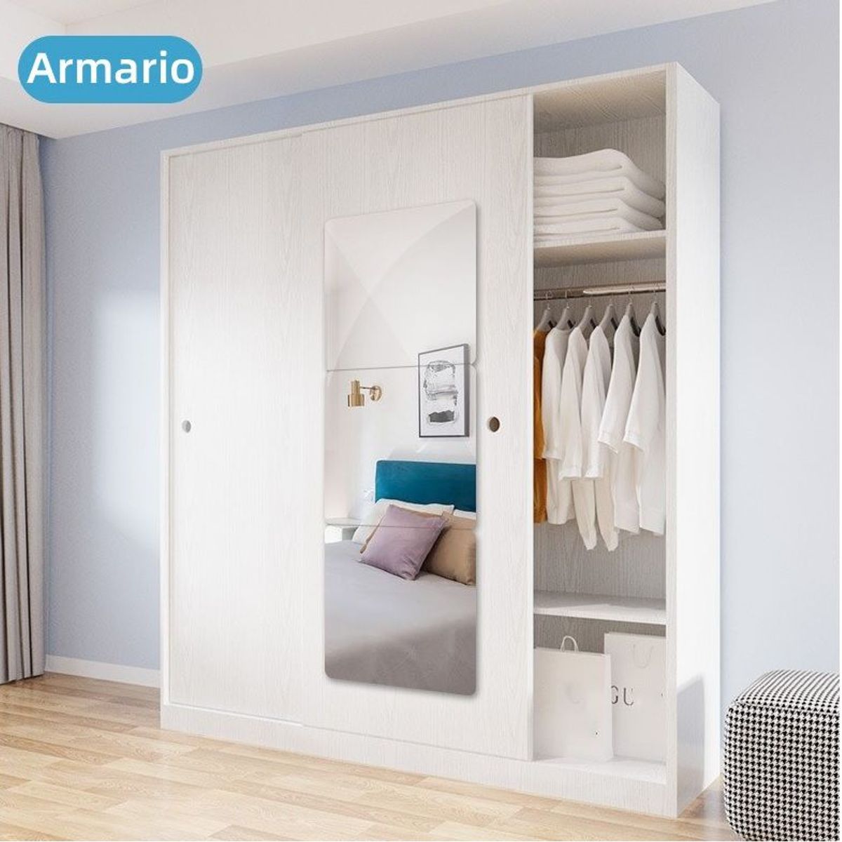 GENERICO - Vinilo Espejo Adhesivo Rectangular