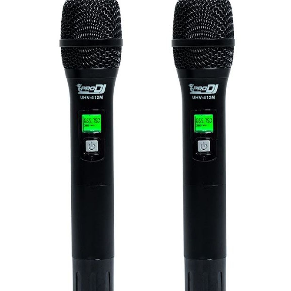 PRO DJ - Micrófono Inalámbrico PRO DJ UHV-412M Negro