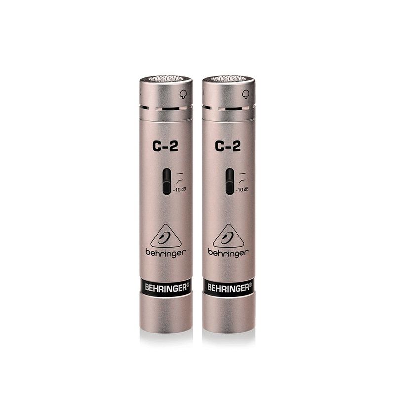 BEHRINGER - Micrófono de condensador BEHRINGER C-2 Plata