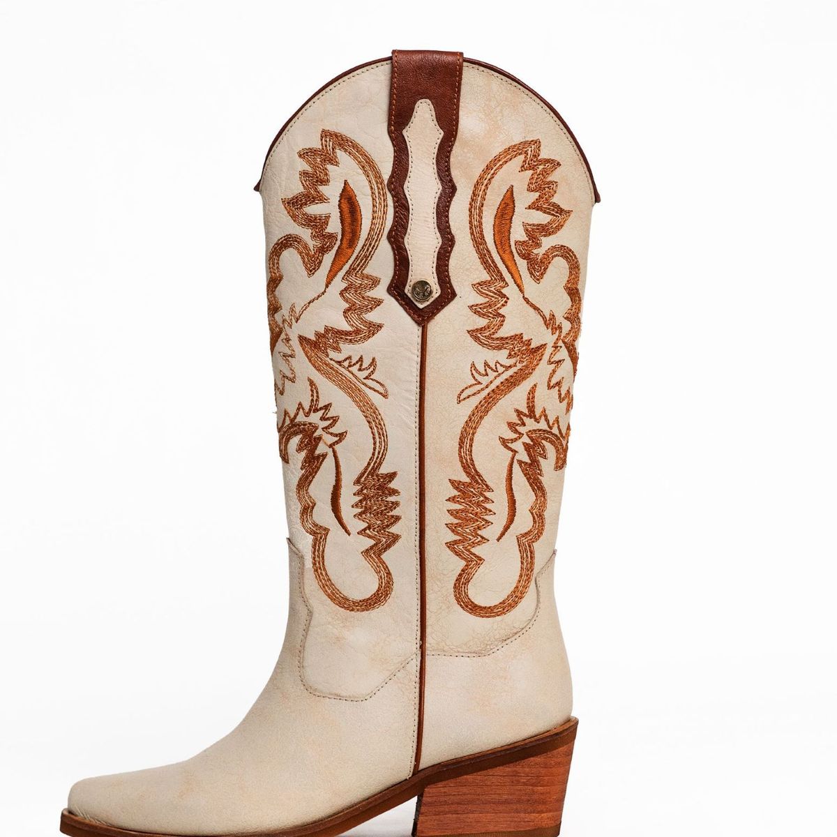 STIVALI - TEXANA DEVI CRAQUELADO BEIGE