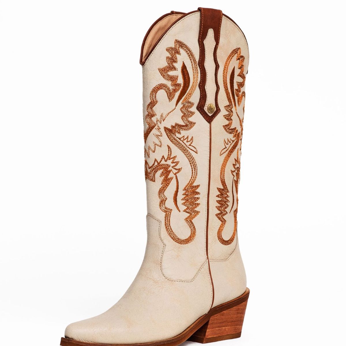 STIVALI - TEXANA DEVI CRAQUELADO BEIGE