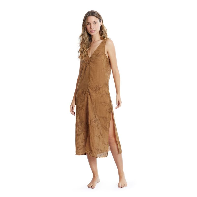KIBYS - Caramel Arabeks Clara Dress 8887_.