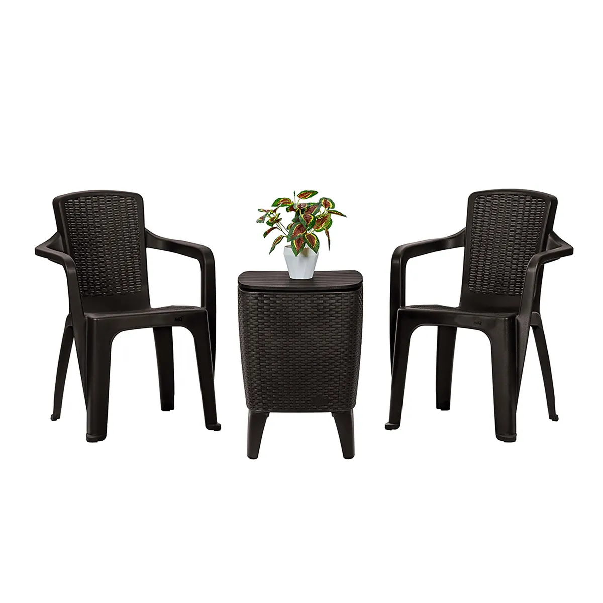 PLASTICOS MQ - Mesa Hielera Cooler Table Tipo Ratan Jardin Y Exterior Mq