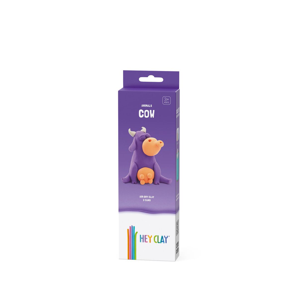 TOY LOGIC - Masa Moldeable Hey Clay Vaca x 5 Colores