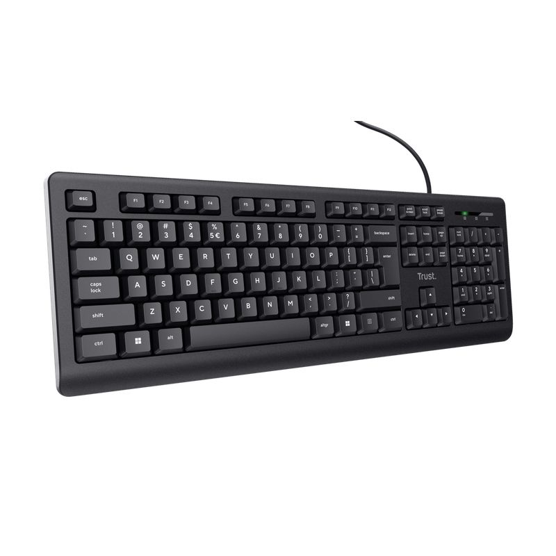 TRUST - Teclado Alámbrico Trust Primo Teclas Silenciosas