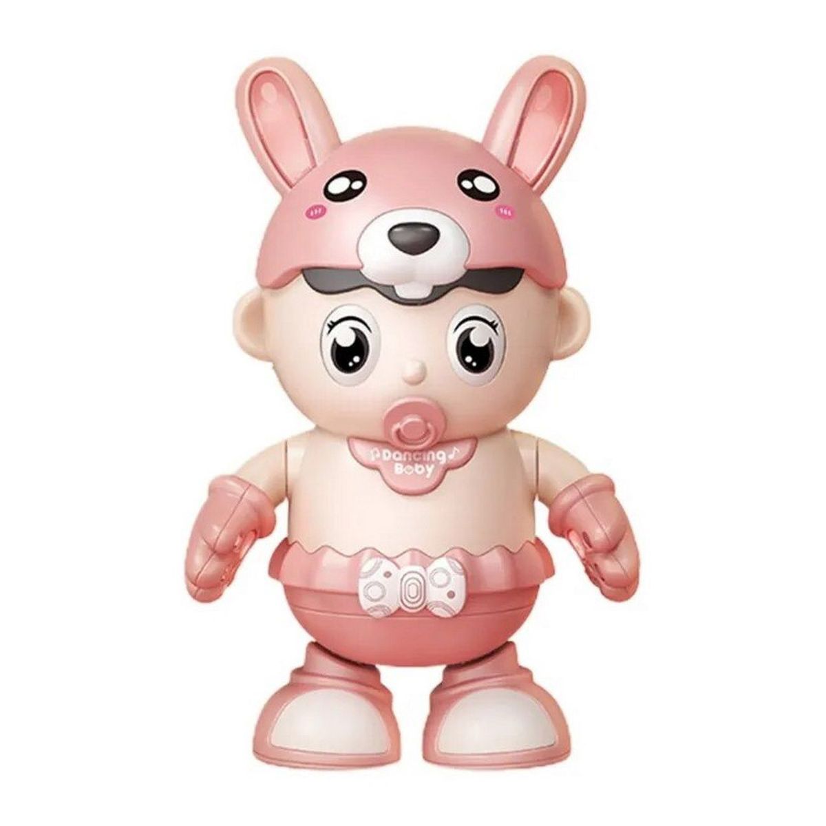 DAYOSHOP - Robot Bebe Conejo Juguete Luces Sonido Movimiento  Bateria