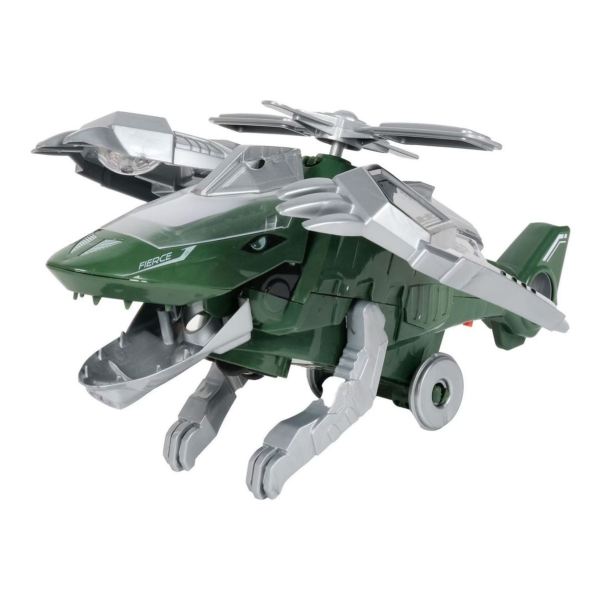 DAYOSHOP - Robot Transformers Helicoptero Hel15 Luces Sonido  Bateria