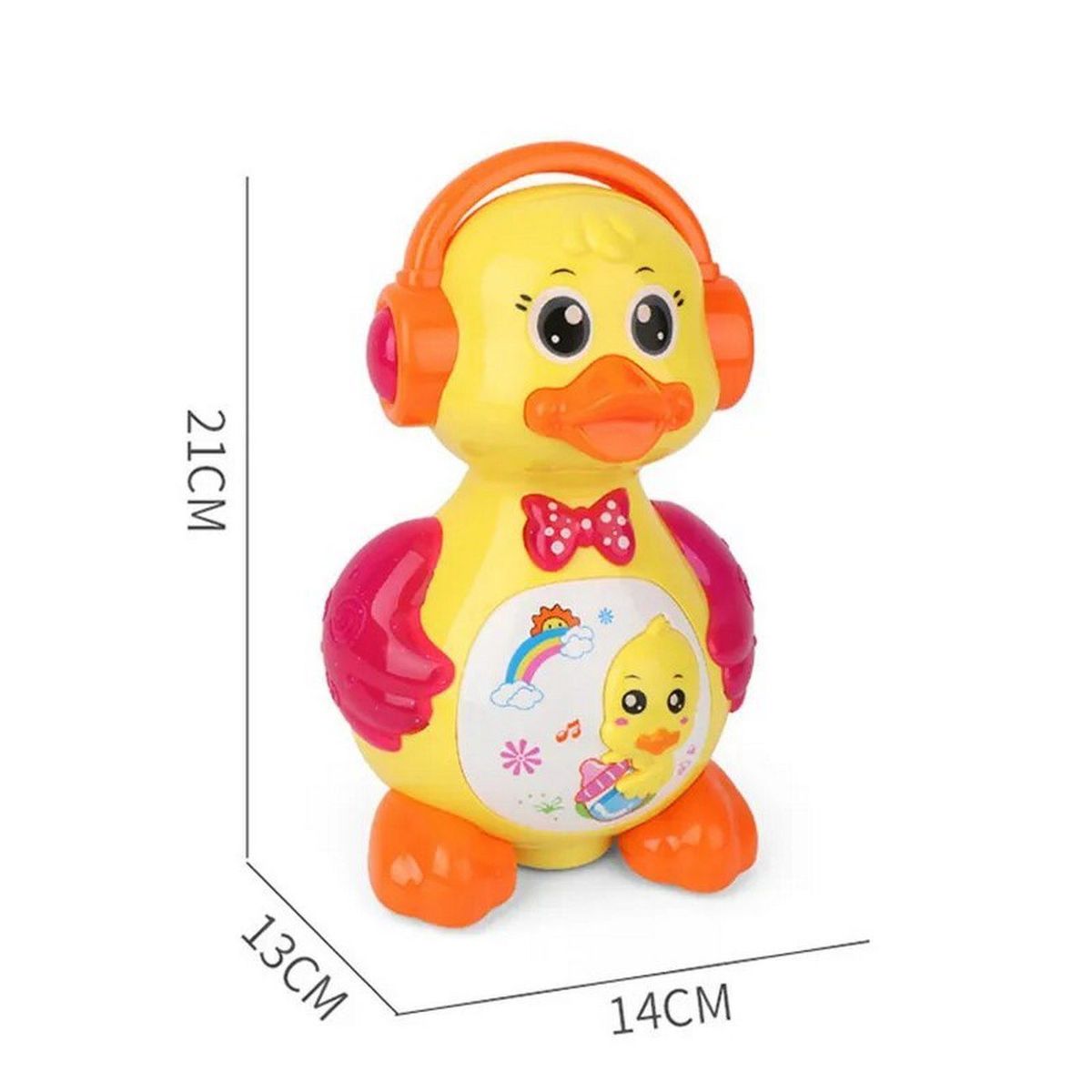 DAYOSHOP - Robot Pato Pone Huevos Luces Sonido Movimiento + Bateria