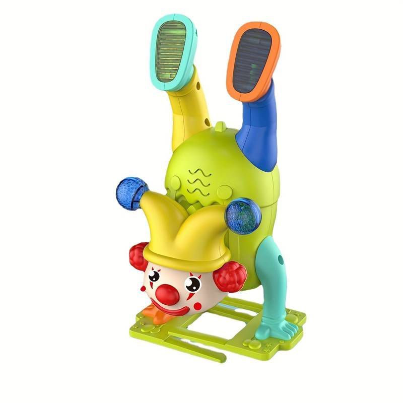 DAYOSHOP - Robot Payaso Acrobatico Luces Sonido Movimiento  Bateria