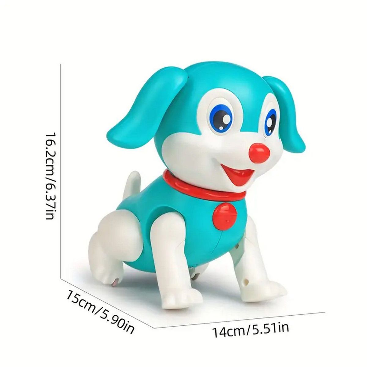 DAYOSHOP - Robot Perro Mascota Luces Sonido Danza Juguete bateria