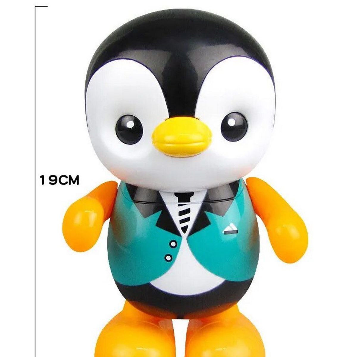 DAYOSHOP - Robot Pinguino Doctor Luces Sonido Danza Movil + Bateria