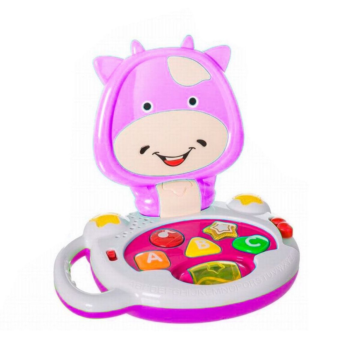DAYOSHOP - Piano Vaca Infantil Letras Sonido Musica Bebes Niñobateria