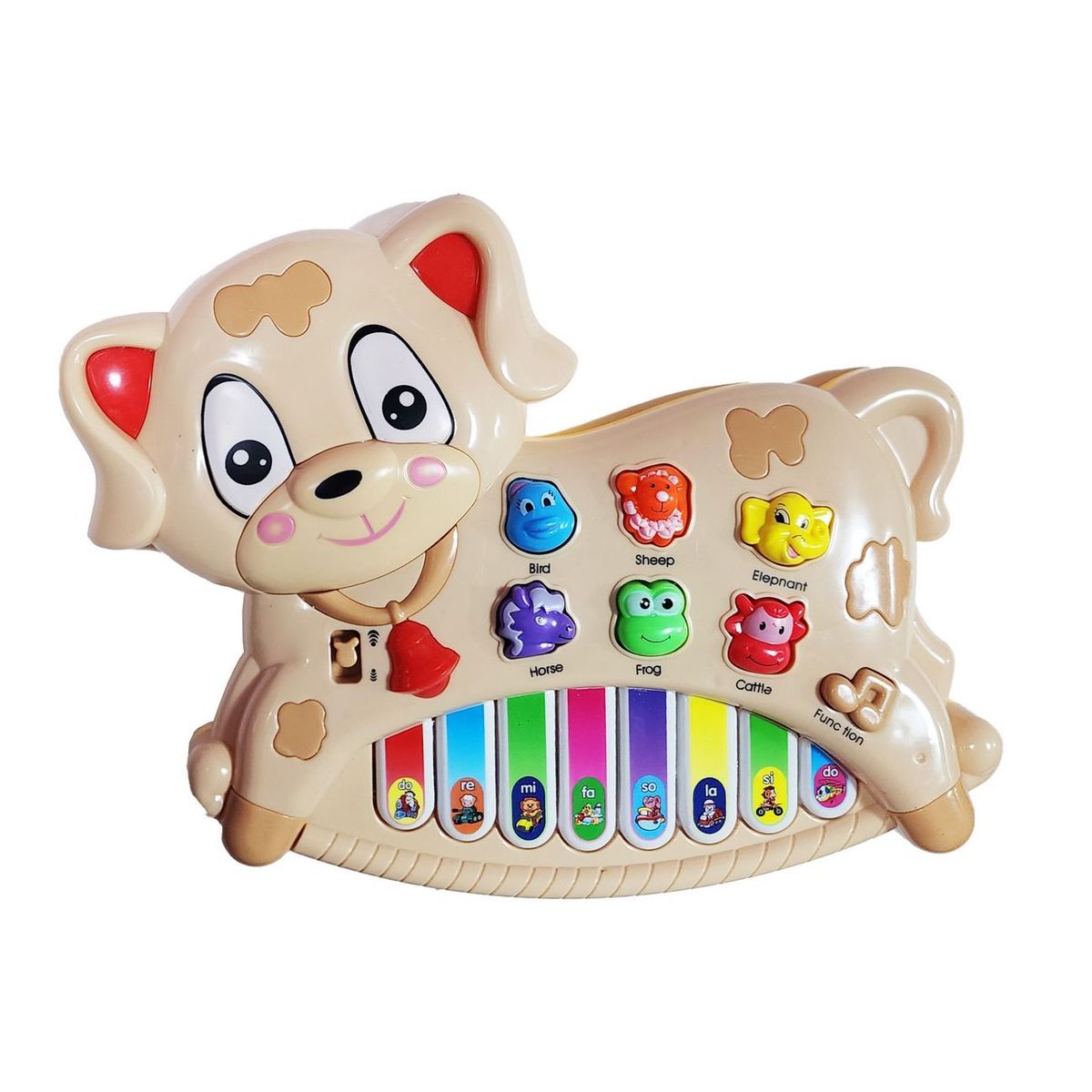 DAYOSHOP - Piano Organeta Perro Animales Musical Bebes Niño bateria
