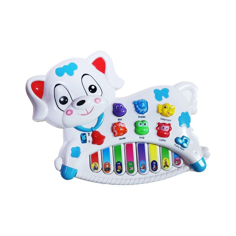 DAYOSHOP - Piano Organeta Perro Animales Musical Bebes Niño bateria