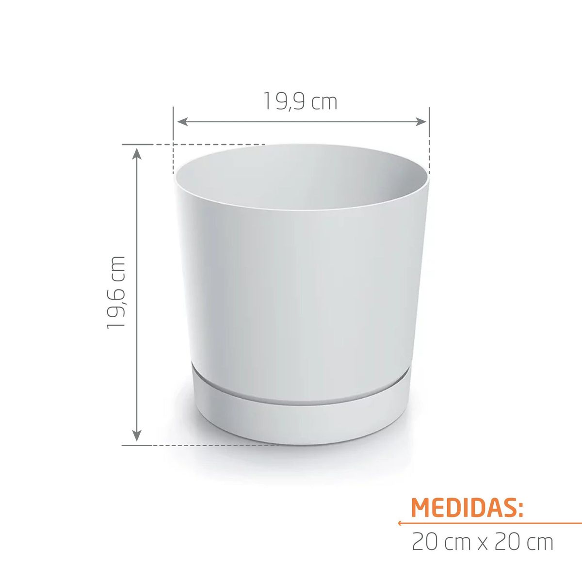 TUMATERA - Matera Tubo P 20 Cm Blanco